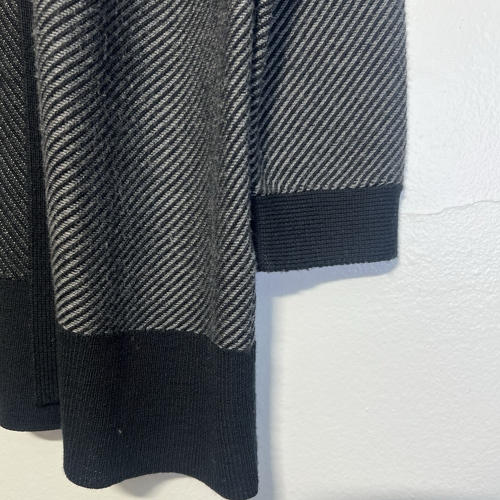 EILEEN FISHER Extra Fine Merino Wool Open Front‎ Cardigan Sweater Sz L - Picture 5 of 13